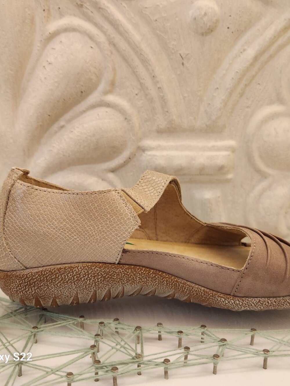 Naot "Papaki" Leather Sandals. NIB. Size EU 38/US 7-7.5. Stone Nubuck Beige - Picture 8 of 14